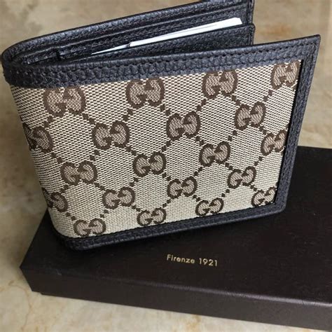 gucci mens long wallet|gucci trifold wallet for men.